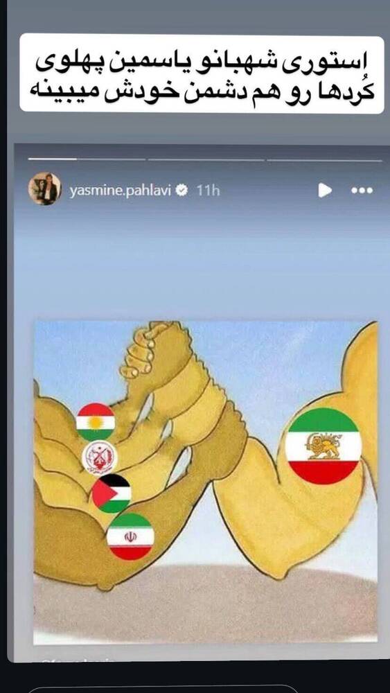  جدید ترین استوری اینستاگرام فاطمه فاطمی