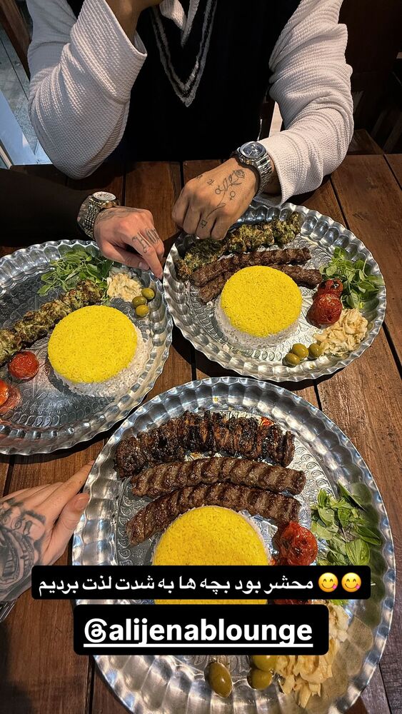  جدید ترین استوری اینستاگرام علی ایوبی