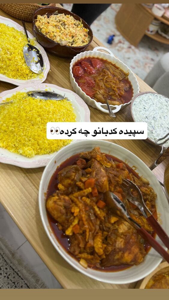  جدید ترین استوری اینستاگرام سپیده دارایی