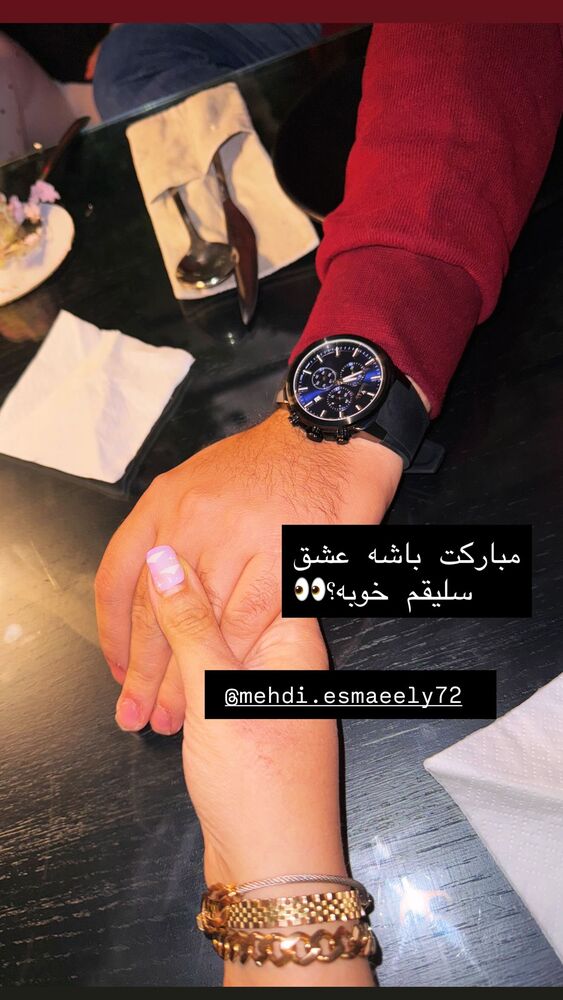  جدید ترین استوری اینستاگرام سپیده دارایی