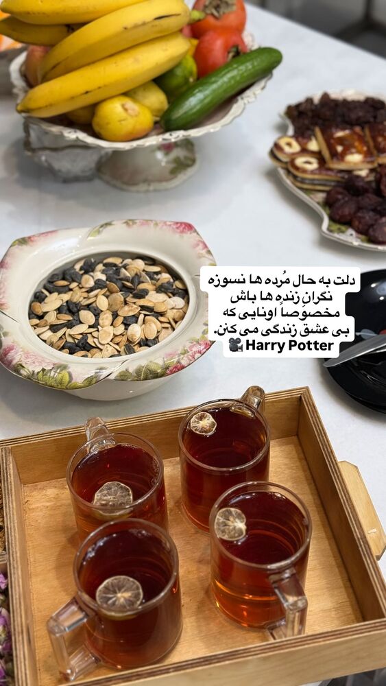  جدید ترین استوری اینستاگرام مژده حاتمی
