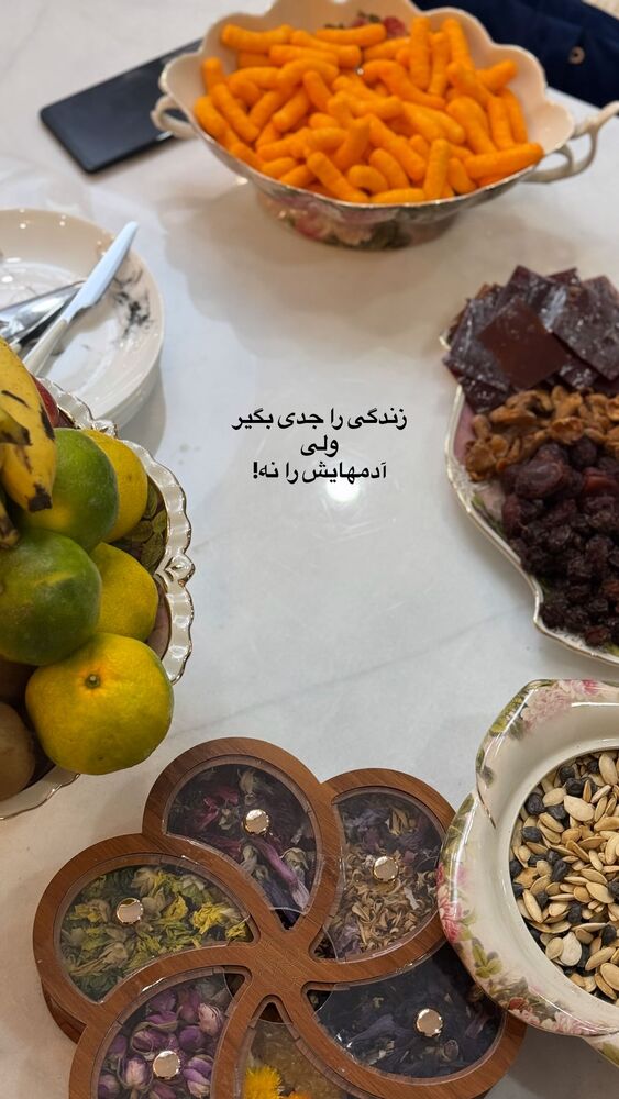  جدید ترین استوری اینستاگرام مژده حاتمی