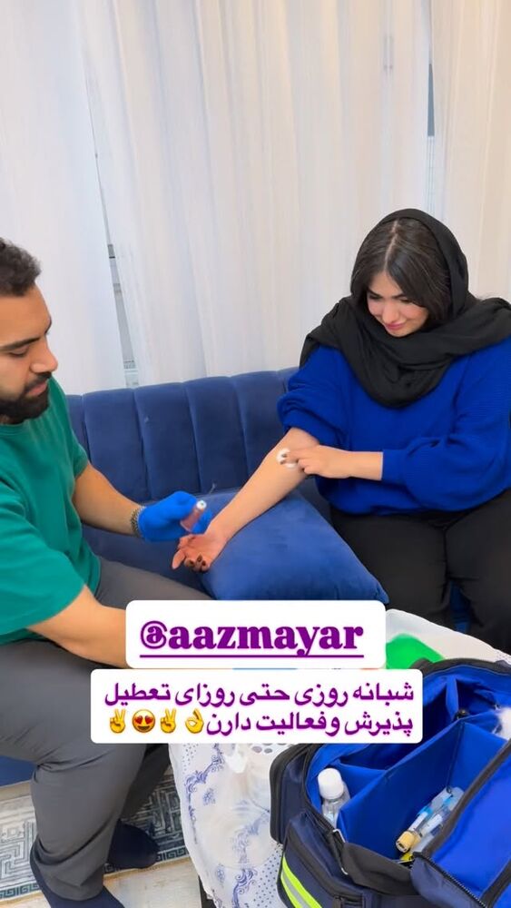  جدید ترین استوری اینستاگرام مژده حاتمی