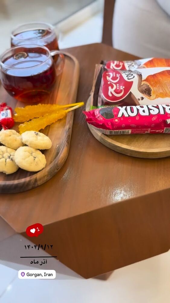  جدید ترین استوری اینستاگرام مژده حاتمی