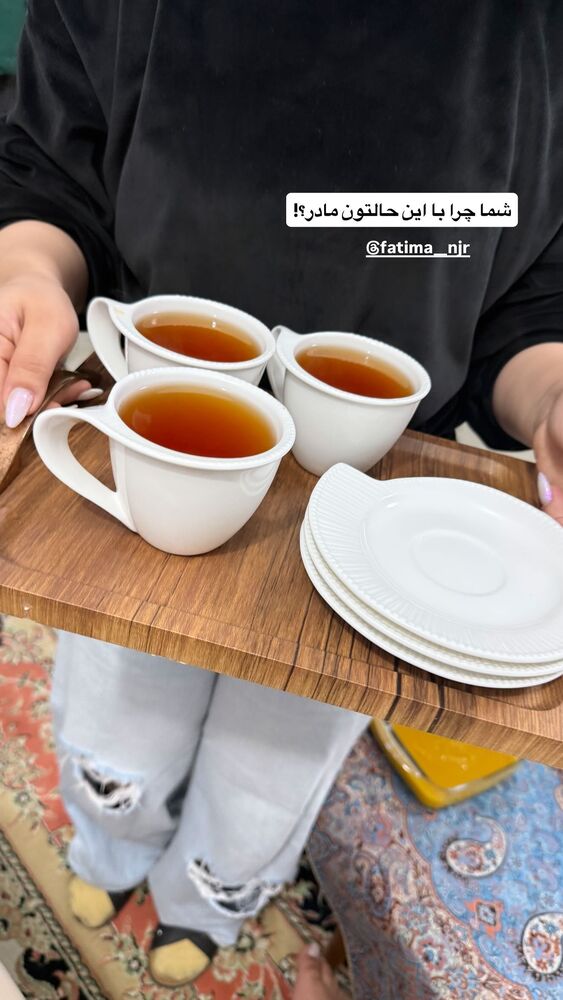  جدید ترین استوری اینستاگرام مژده حاتمی