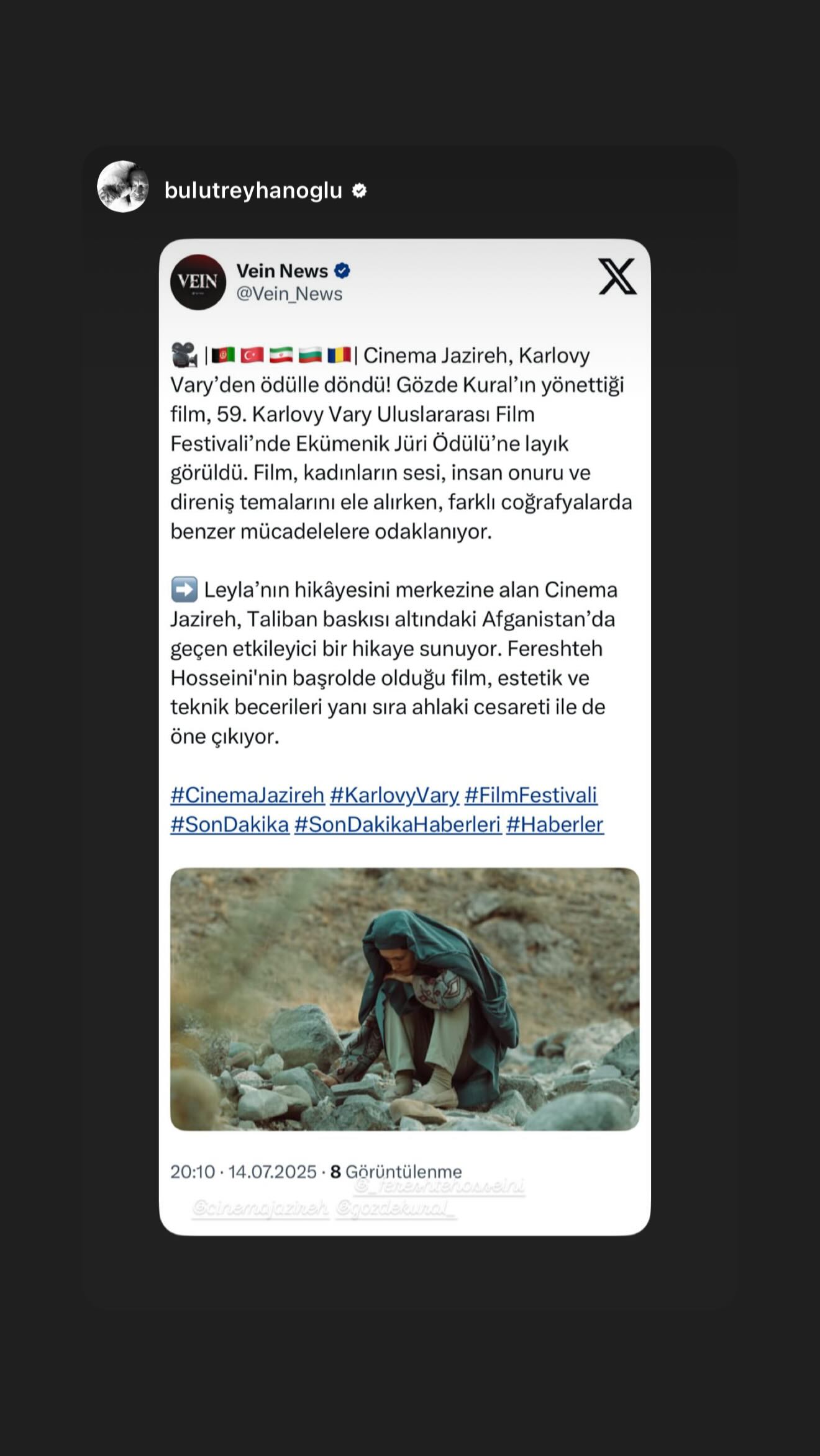  جدید ترین استوری اینستاگرام فرشته حسینی