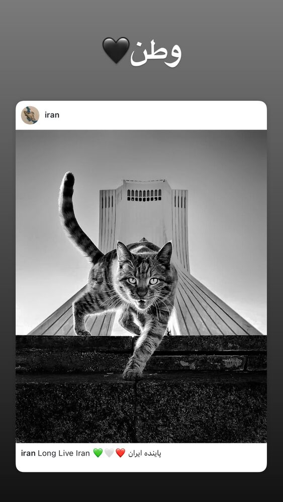 جدید ترین استوری اینستاگرام ابوالفضل جلالی