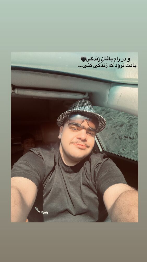  جدید ترین استوری اینستاگرام ابوالفضل رجبی