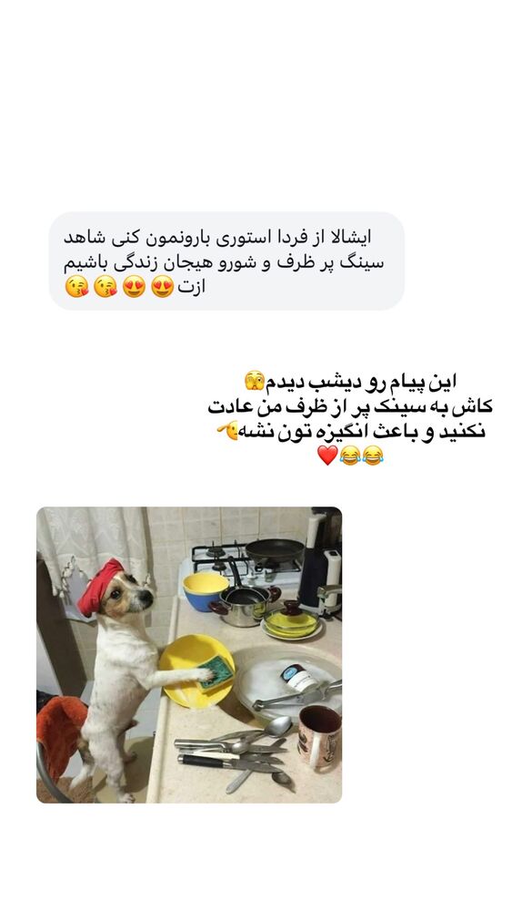  جدید ترین استوری اینستاگرام پریسا خبیر