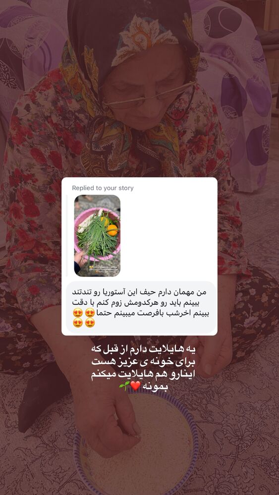  جدید ترین استوری اینستاگرام پریسا خبیر