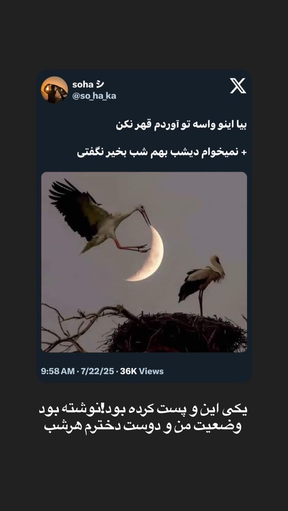  جدید ترین استوری اینستاگرام احمدرضا