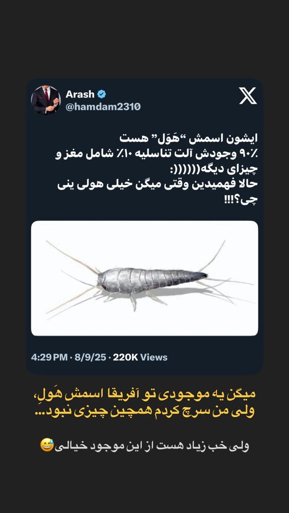 جدید ترین استوری اینستاگرام احمدرضا