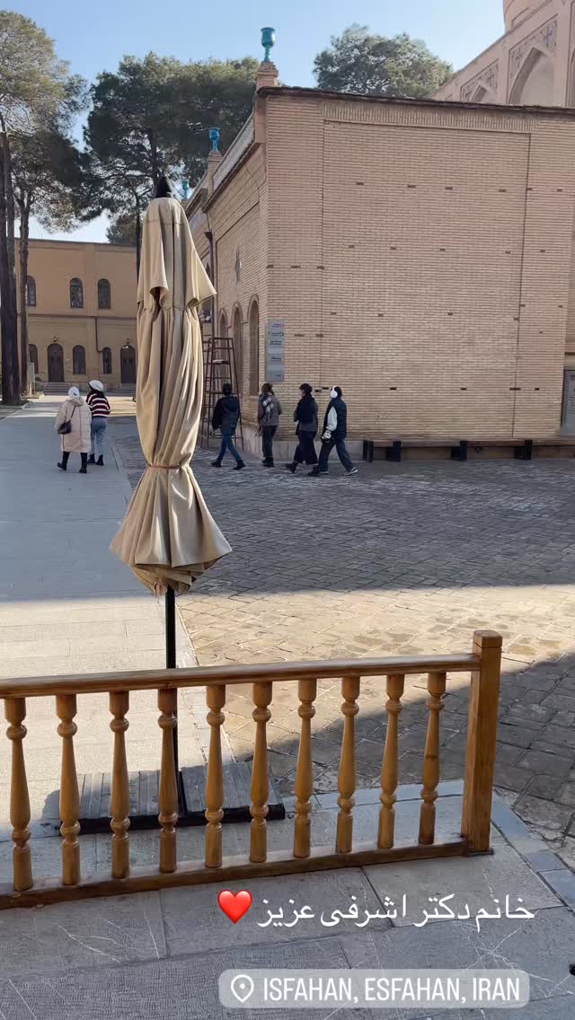  جدید ترین استوری اینستاگرام افسانه حسامی فر