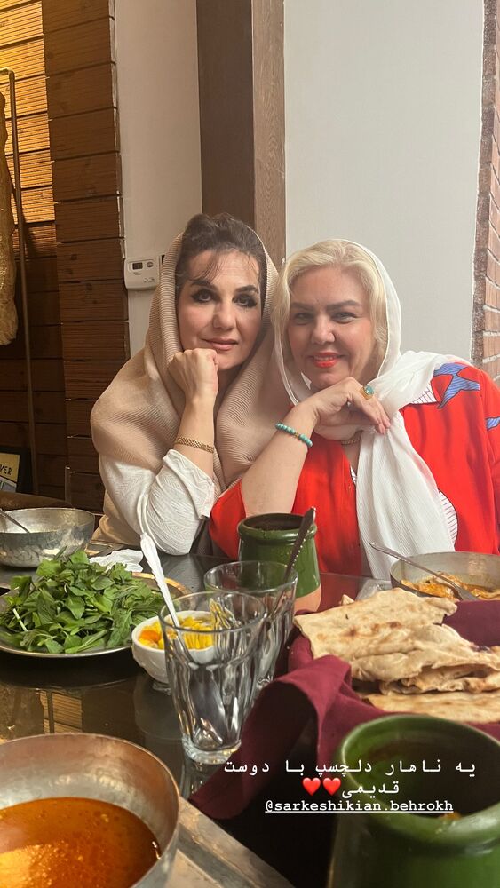  جدید ترین استوری اینستاگرام افسانه نعمت ناصر