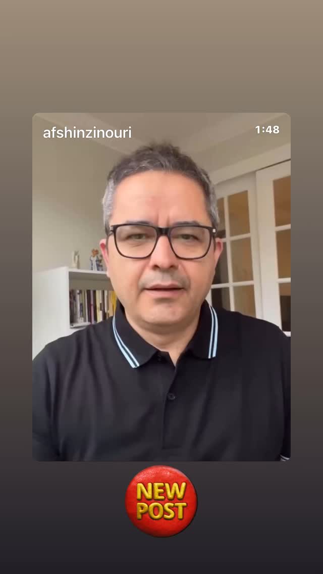  جدید ترین استوری اینستاگرام افشین زی نوری