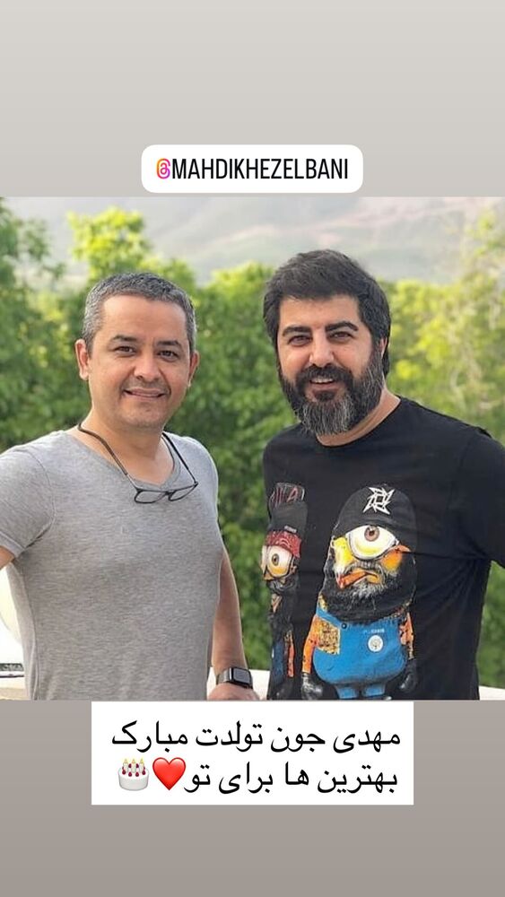  جدید ترین استوری اینستاگرام افشین زی نوری