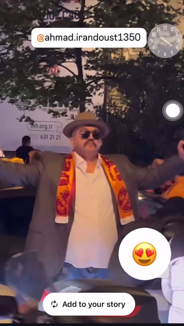  جدید ترین استوری اینستاگرام احمد ایراندوست