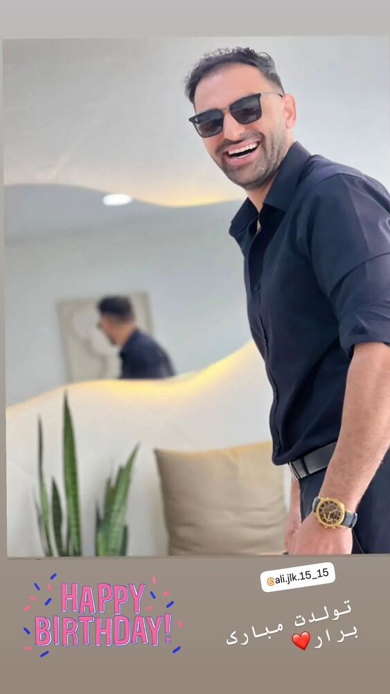  جدید ترین استوری اینستاگرام احمد عبدالله زاده