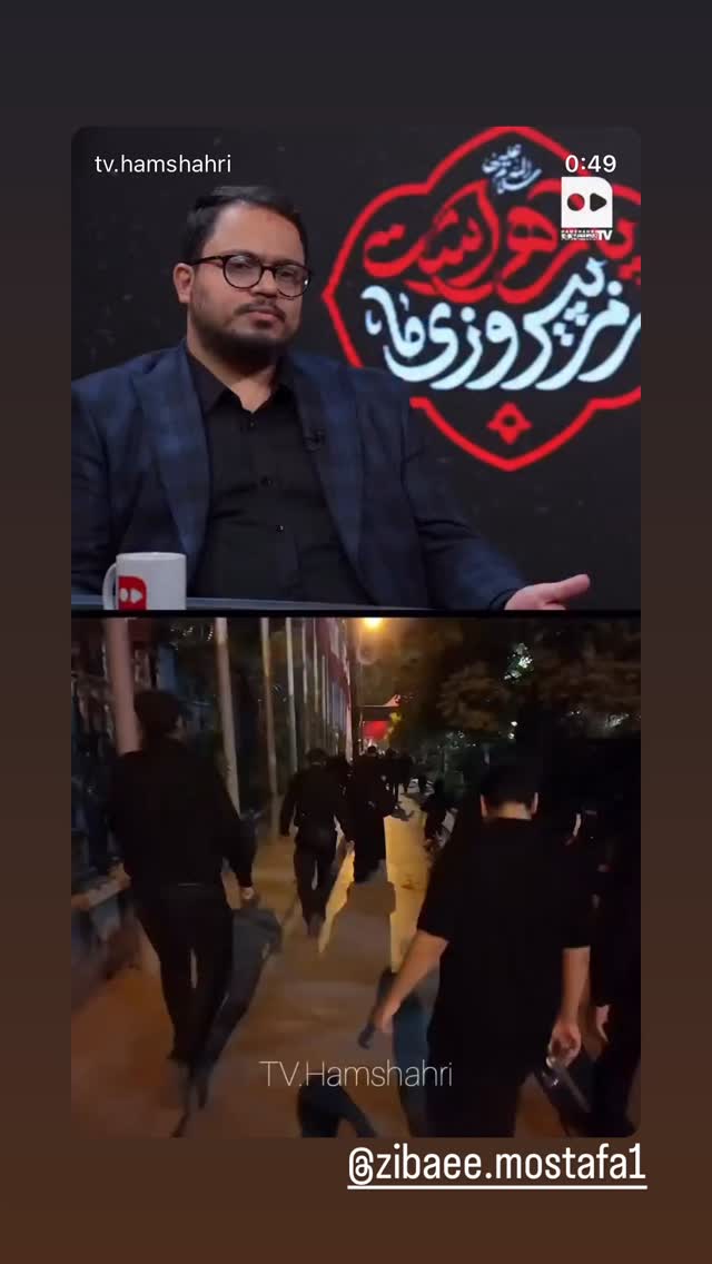  جدید ترین استوری اینستاگرام احمدرضا موسوی