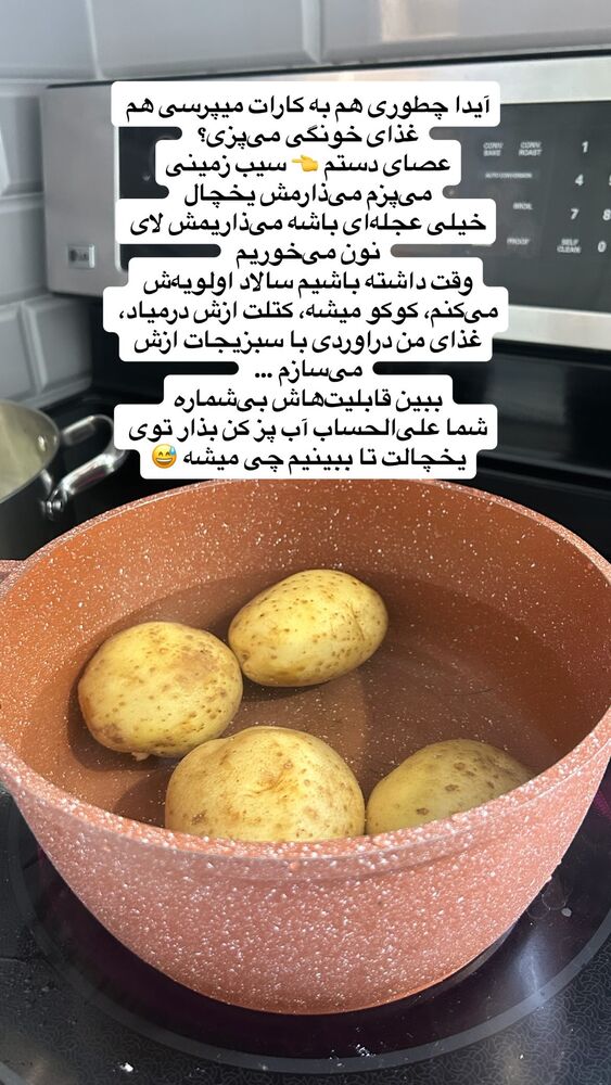  جدید ترین استوری اینستاگرام آیدا پوریا نسب