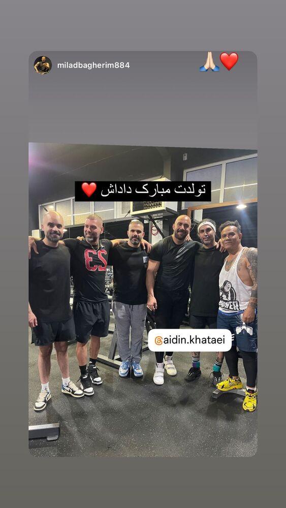  جدید ترین استوری اینستاگرام آیدین خطایی