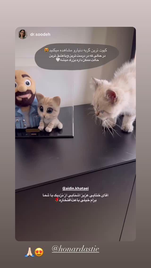  جدید ترین استوری اینستاگرام آیدین خطایی