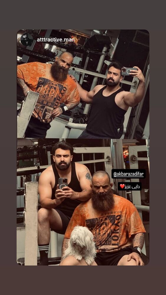  جدید ترین استوری اینستاگرام اکبر آزادی فر