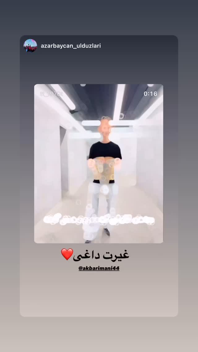  جدید ترین استوری اینستاگرام اکبر ایمانی