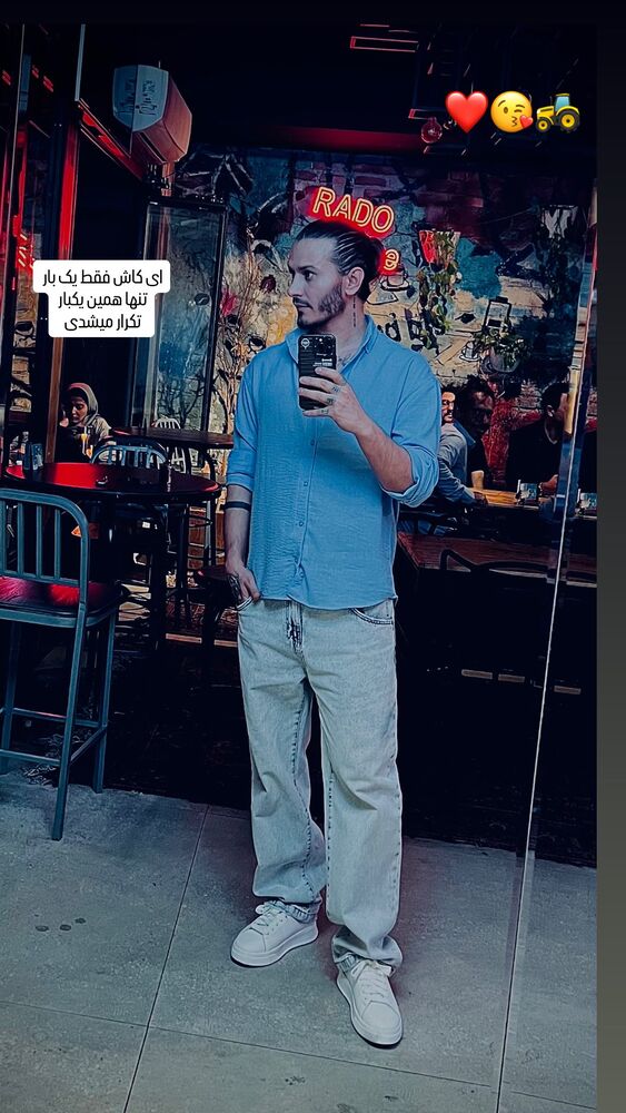  جدید ترین استوری اینستاگرام اکبر ایمانی