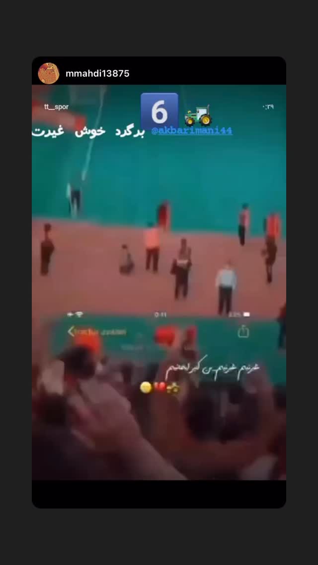  جدید ترین استوری اینستاگرام اکبر ایمانی