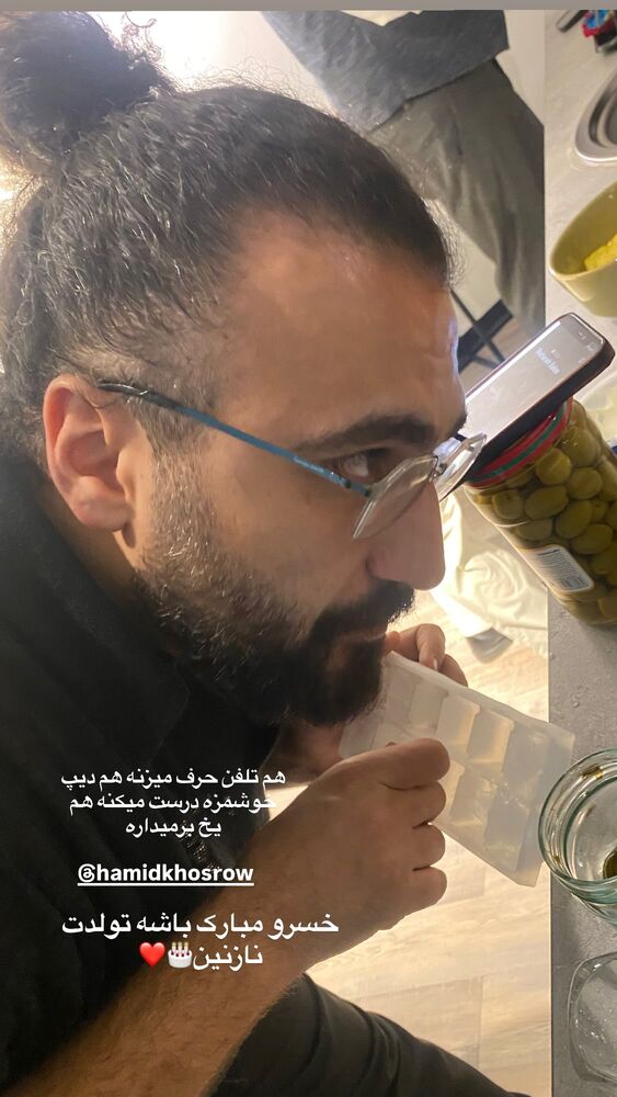  جدید ترین استوری اینستاگرام مهران اکبری