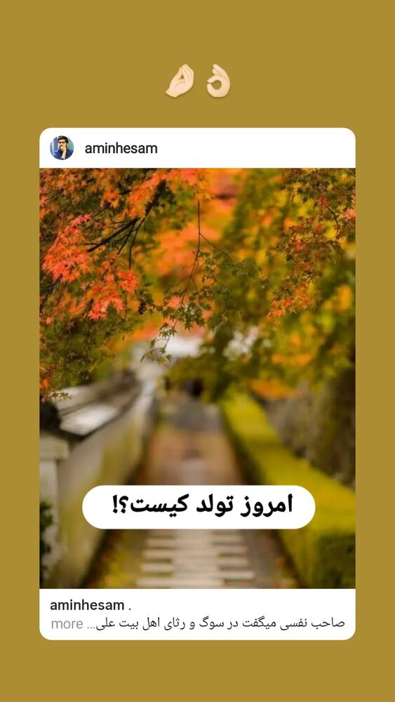  جدید ترین استوری اینستاگرام آلاء خامه یار
