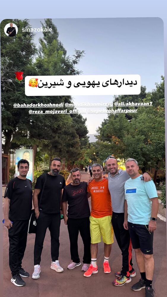  جدید ترین استوری اینستاگرام علی اخوان