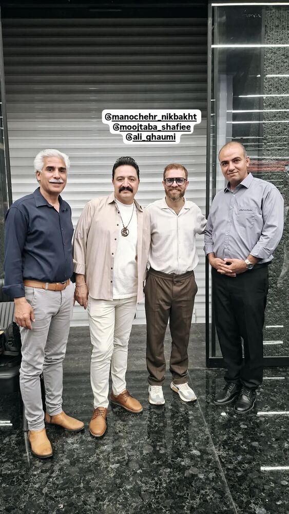  جدید ترین استوری اینستاگرام علی قیومی