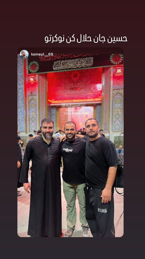  جدید ترین استوری اینستاگرام علی پورکاوه