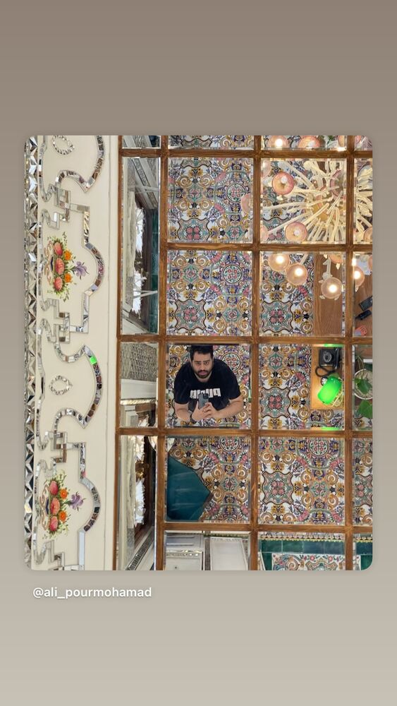  جدید ترین استوری اینستاگرام علی پور محمد