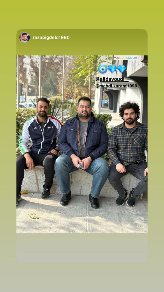  جدید ترین استوری اینستاگرام علی داودی