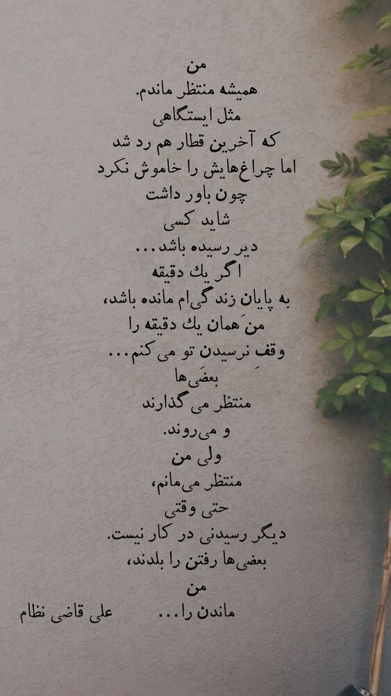  جدید ترین استوری اینستاگرام على قاضى نظام