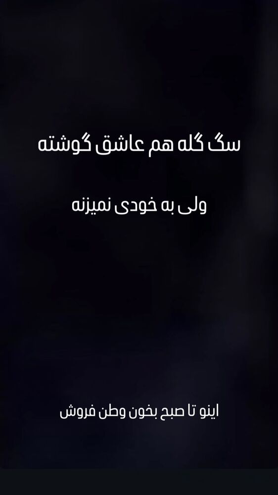  جدید ترین استوری اینستاگرام علی مشهدی