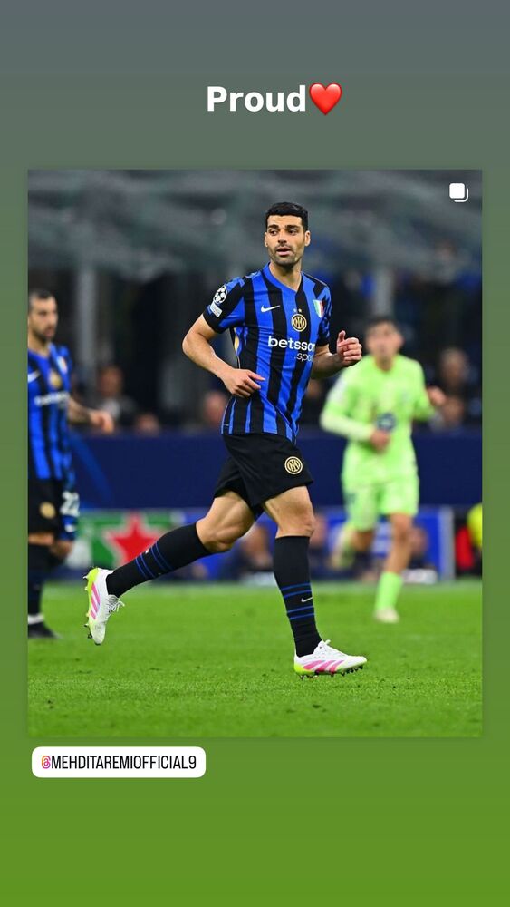  جدید ترین استوری اینستاگرام علی نعمتی