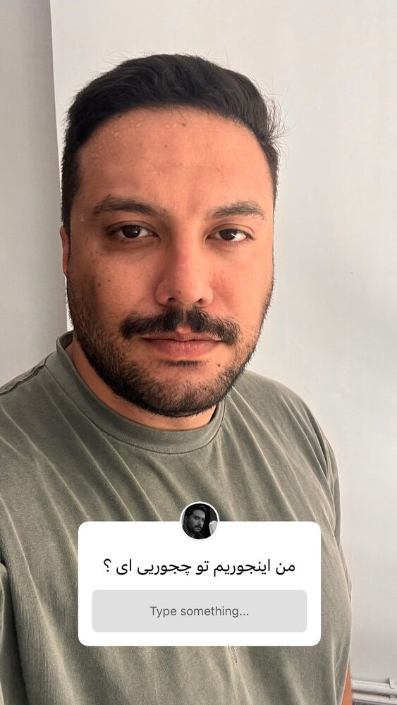  جدید ترین استوری اینستاگرام علیرضا وارسته