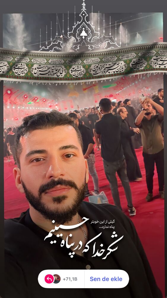  جدید ترین استوری اینستاگرام علیرضا افضلی