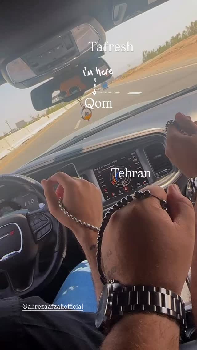  جدید ترین استوری اینستاگرام علیرضا افضلی