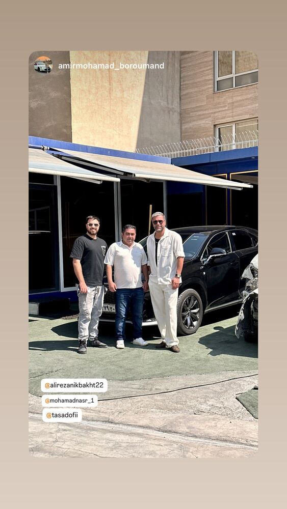  جدید ترین استوری اینستاگرام علیرضا نیکبخت