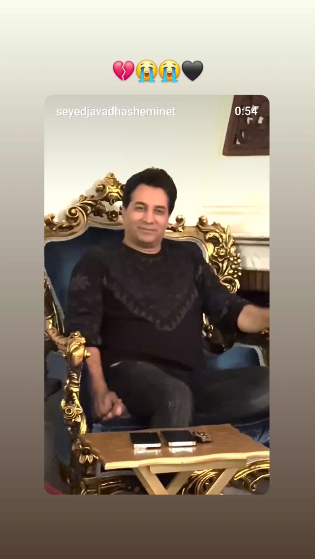  جدید ترین استوری اینستاگرام علیرضا استادی