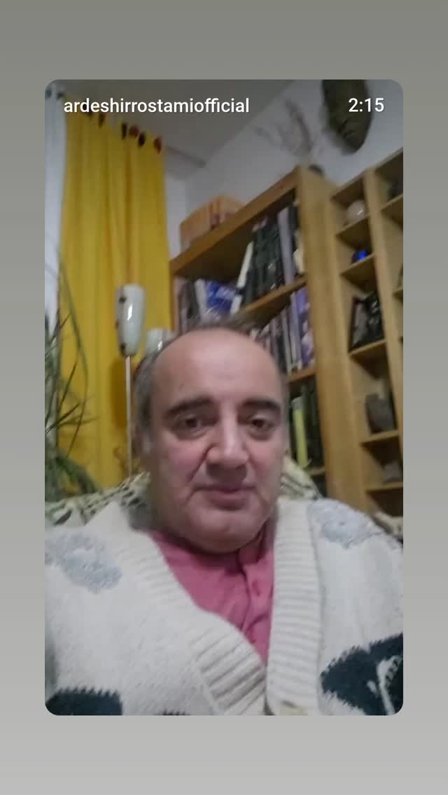 جدید ترین استوری اینستاگرام علیرضا استادی