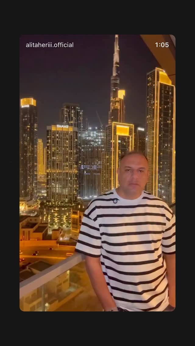  جدید ترین استوری اینستاگرام علی طاهری