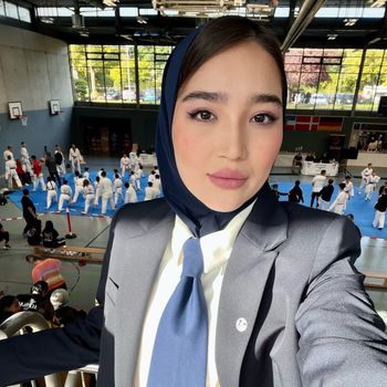  عکس پروفایل اینستاگرام آمنه سادات محمدی / ami_sport_official