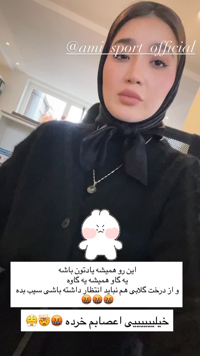  جدید ترین استوری اینستاگرام آمنه سادات محمدی