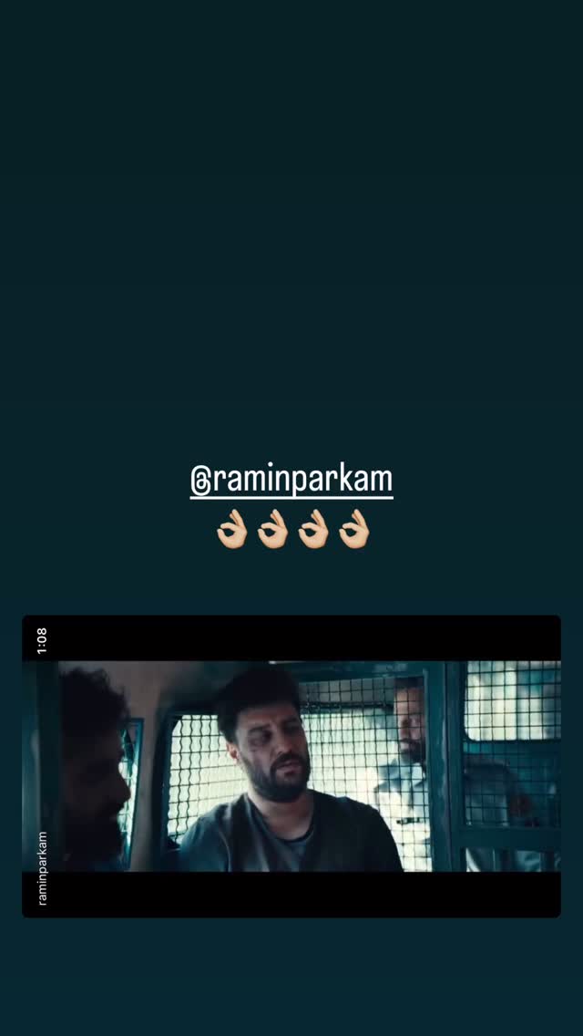  جدید ترین استوری اینستاگرام امین شعرباف